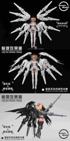 [SU016-A] Susan Models 1/144 RG Wing Gundam Snow White Wings And Cannons -Children Toy Store 7 e2fe7e2a 1c98 43eb bd98 d11df145b26b