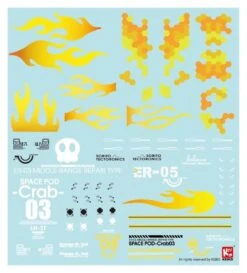 Space POD CRAB03 ER05 Red Space Construction/Industrial Mobile Model Kit -Children Toy Store ER05