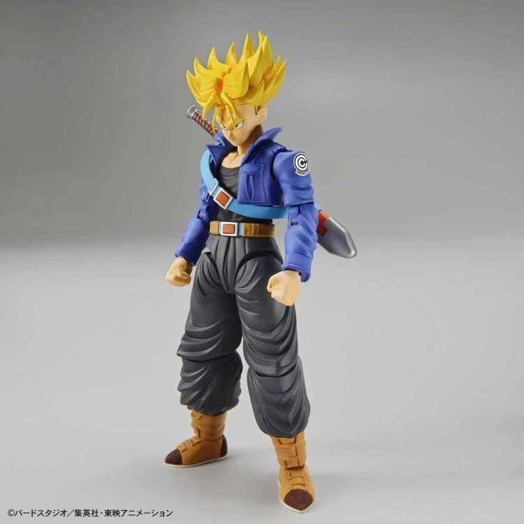 Bandai Dragon Ball Z Figure-rise Standard Super Saiyan Trunks (New Packaging) Model Kit 5 Bandai Dragon Ball Z Figure-rise Standard Super Saiyan Trunks (New Packaging) Model Kit - Image 3