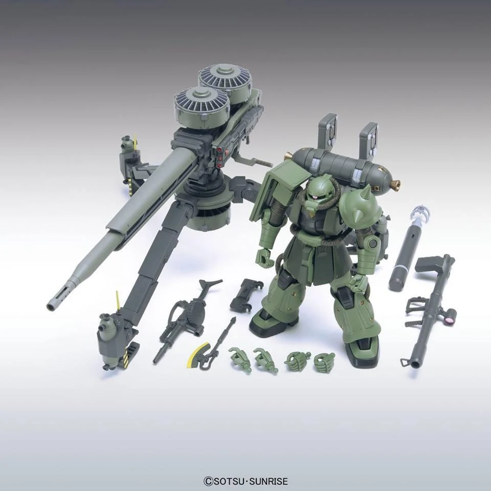 Bandai HGTB 1/144 Zaku Mass Production Type - Big Gun (Gundam Thunderbolt Anime Color Ver) 7 Bandai HGTB 1/144 Zaku Mass Production Type - Big Gun (Gundam Thunderbolt Anime Color Ver) - Image 5