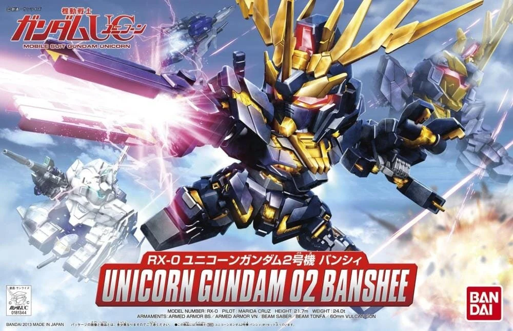 Bandai SD Gundam BB Senshi #380 Unicorn Gundam 02 Banshee 4 Bandai SD Gundam BB Senshi #380 Unicorn Gundam 02 Banshee - Image 2