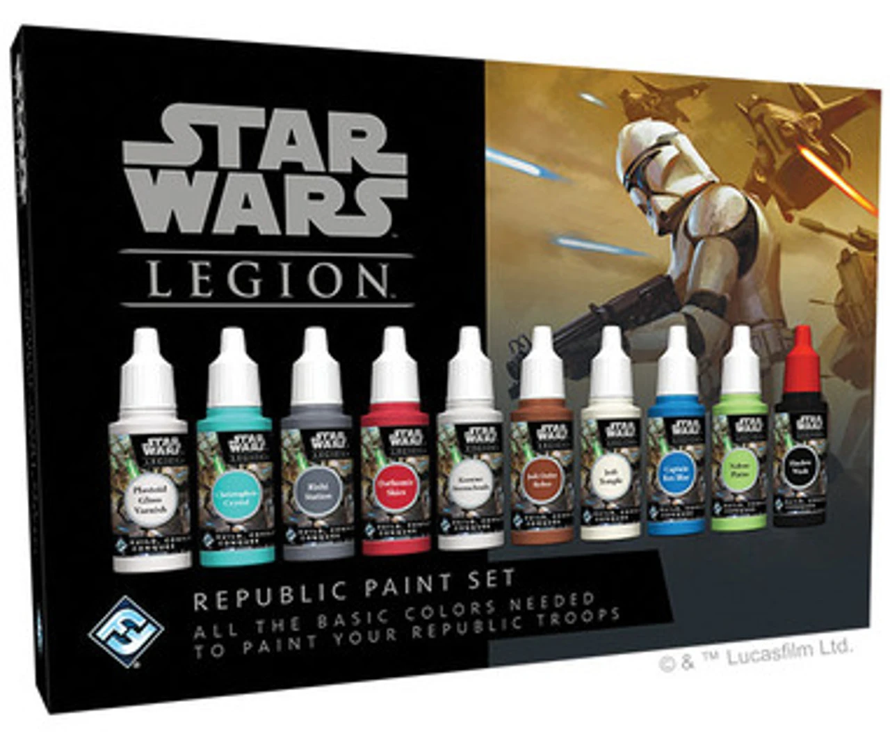Fantasy Flight Games Star Wars: Legion - Republic Paint Set 3 Fantasy Flight Games Star Wars: Legion - Republic Paint Set