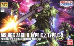 Bandai HG-The Origin 1/144 #016 MS-06C Zaku II Type C / Type C-5 13 Bandai HG-The Origin 1/144 #016 MS-06C Zaku II Type C / Type C-5 -Children Toy Store hg ms 06c zaku c5 1