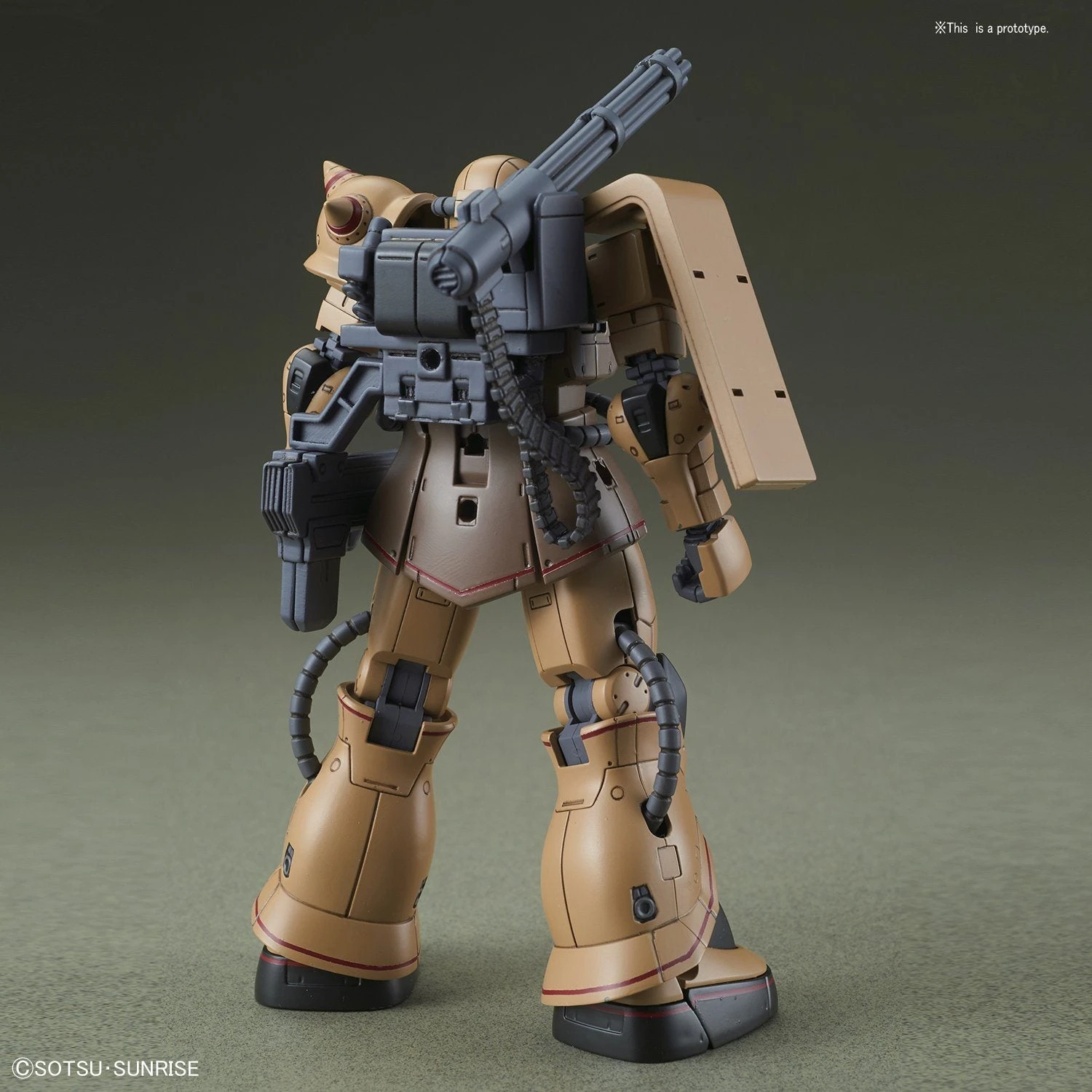 Bandai HG-The Origin 1/144 #019 MS-06CK Zaku Half Cannon 13 Bandai HG-The Origin 1/144 #019 MS-06CK Zaku Half Cannon - Image 11