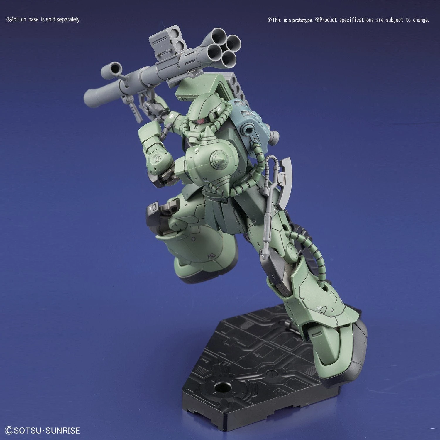 Bandai HG-The Origin 1/144 #016 MS-06C Zaku II Type C / Type C-5 6 Bandai HG-The Origin 1/144 #016 MS-06C Zaku II Type C / Type C-5 - Image 4