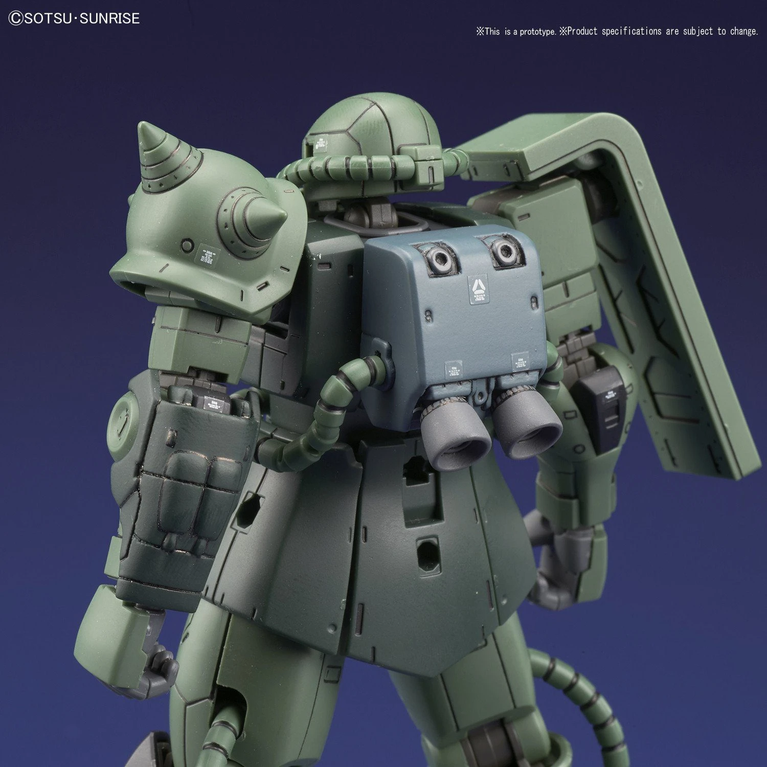 Bandai HG-The Origin 1/144 #016 MS-06C Zaku II Type C / Type C-5 10 Bandai HG-The Origin 1/144 #016 MS-06C Zaku II Type C / Type C-5 - Image 8