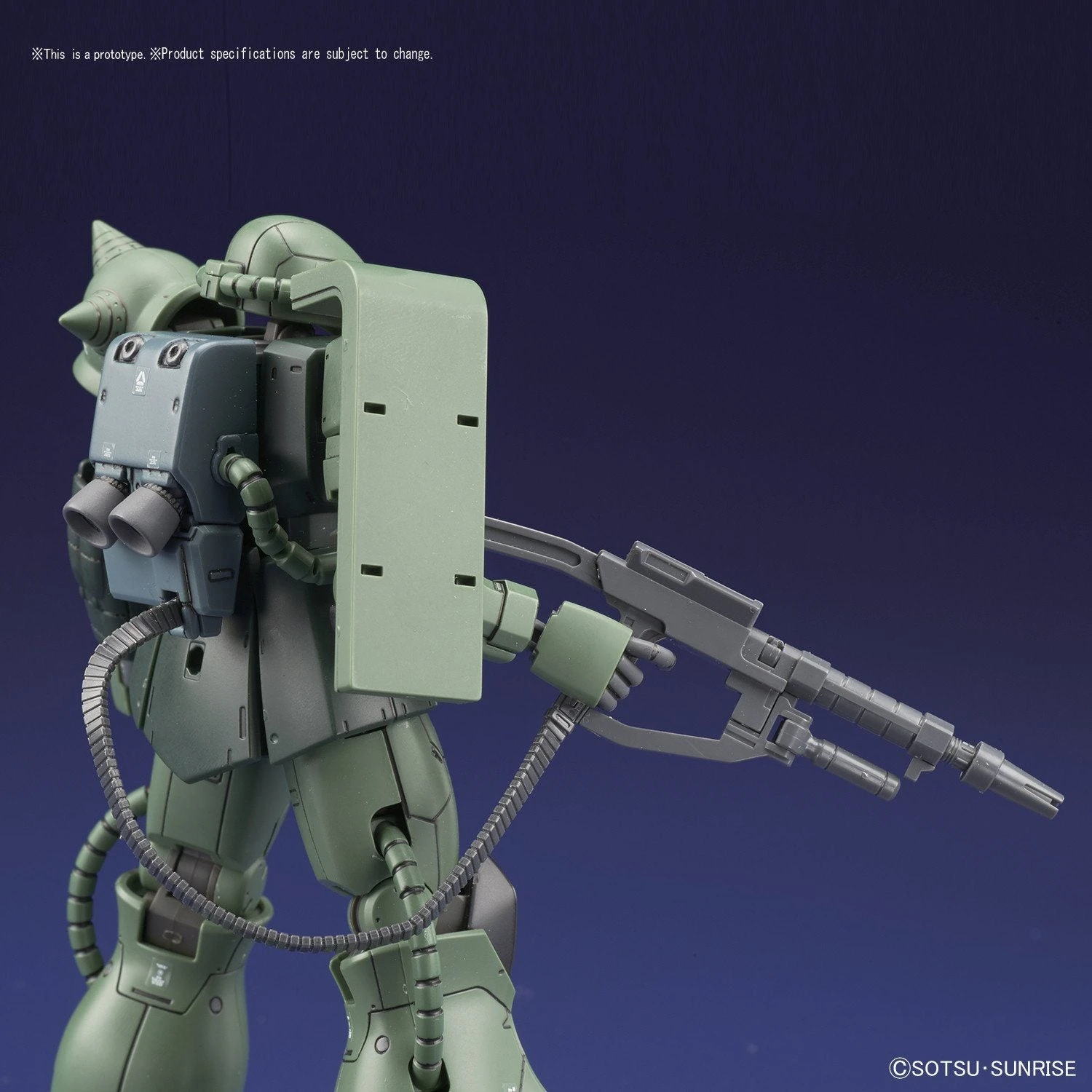 Bandai HG-The Origin 1/144 #016 MS-06C Zaku II Type C / Type C-5 11 Bandai HG-The Origin 1/144 #016 MS-06C Zaku II Type C / Type C-5 - Image 9