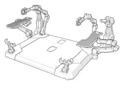 Miao Wu Studio 1/100 Hanger For MG Sazabi Ver.Ka 8 Miao Wu Studio 1/100 Hanger For MG Sazabi Ver.Ka -Children Toy Store image 6487327