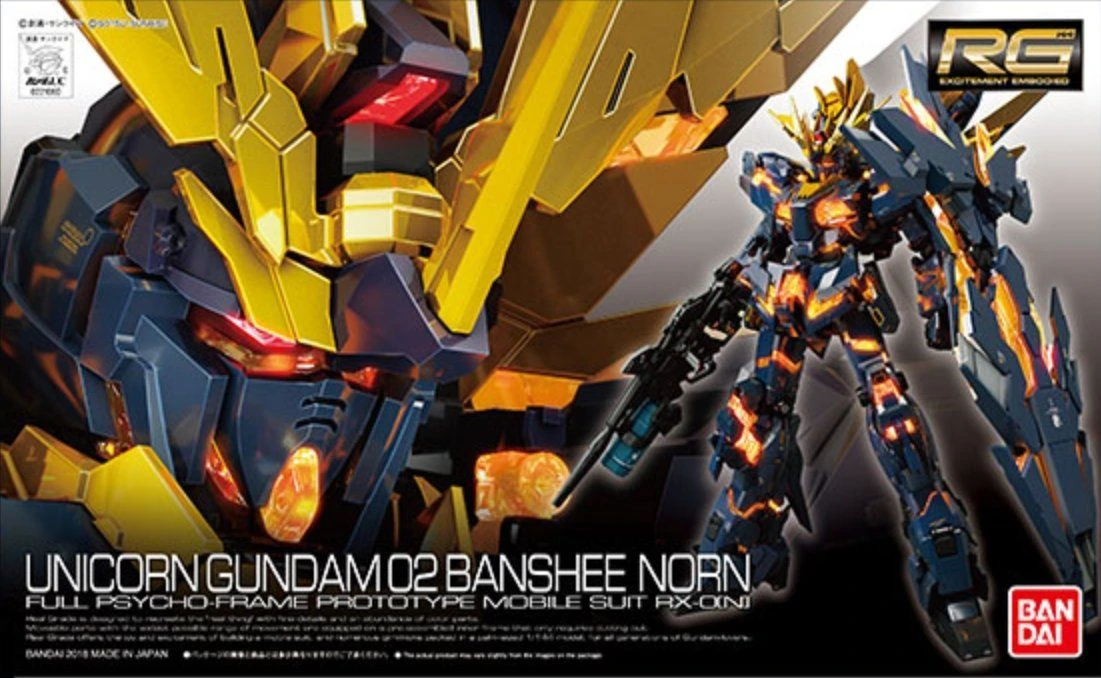 Bandai RG 1/144 #27 Unicorn Gundam 02 Banshee Norn 4 Bandai RG 1/144 #27 Unicorn Gundam 02 Banshee Norn - Image 2