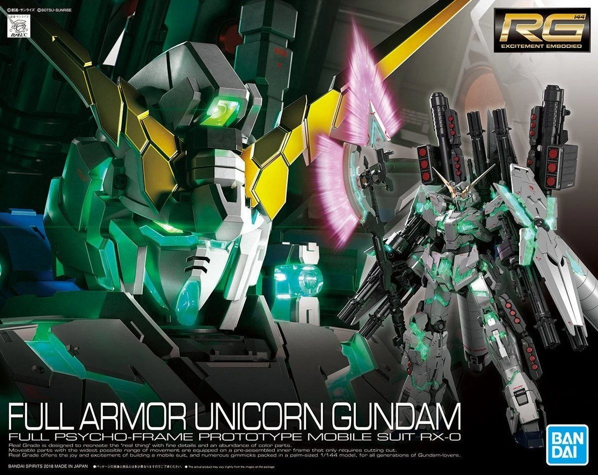 Bandai RG 1/144 #30 Full Armor Unicorn Gundam 4 Bandai RG 1/144 #30 Full Armor Unicorn Gundam - Image 2