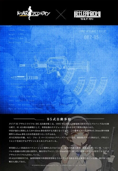 TomyTec Little Armory 1/12 LADF01 Dolls Frontline QBZ-95 Type Assault Rifle 14 TomyTec Little Armory 1/12 LADF01 Dolls Frontline QBZ-95 Type Assault Rifle - Image 12