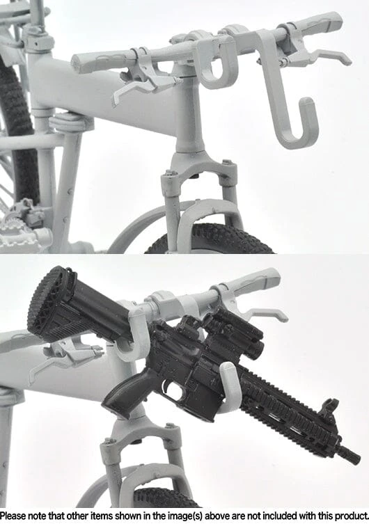 TomyTec Little Armory 1/12 LM008 Montague Paratrooper Folding MTB Bike (Plastic Model Version) 10 TomyTec Little Armory 1/12 LM008 Montague Paratrooper Folding MTB Bike (Plastic Model Version) - Image 8