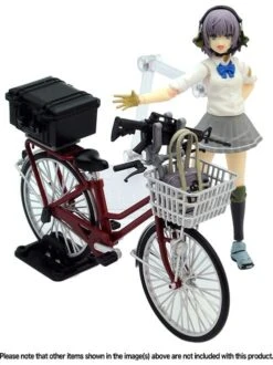 TomyTec Little Armory 1/12 LM005 Commuting Bicycle Defense School Maroon -Children Toy Store tmt31211 8