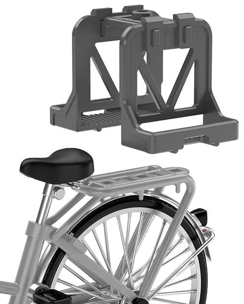 TomyTec Little Armory 1/12 LM006 Commuting Bicycle Defense School Silver 5 TomyTec Little Armory 1/12 LM006 Commuting Bicycle Defense School Silver - Image 3