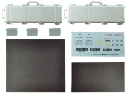 TomyTec Little Armory 1/12 LD038 Military Hard Case A3 White/Grey -Children Toy Store tmt31879 0